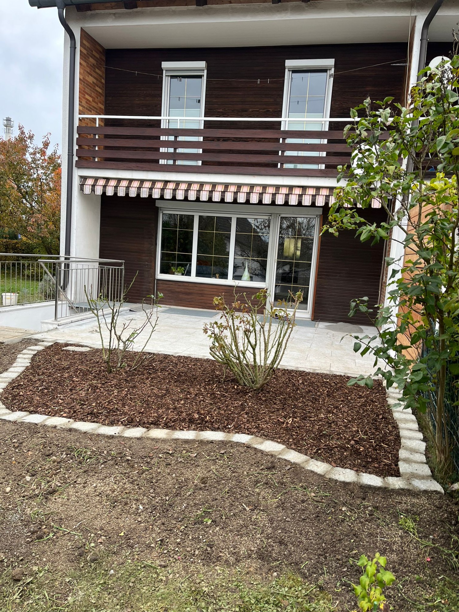 Gartenbereich nachher